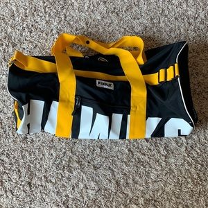 Victoria’s Secret PINK Iowa Hawkeyes Duffel Bag